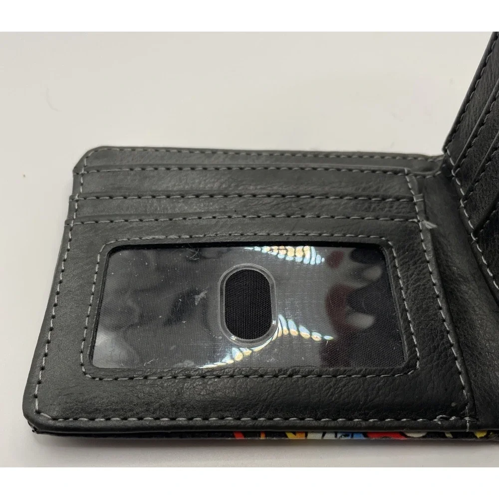 Ed Hardy Men's Black Wallet Dragon Tattoo Bifold with Valet Tray ~ New